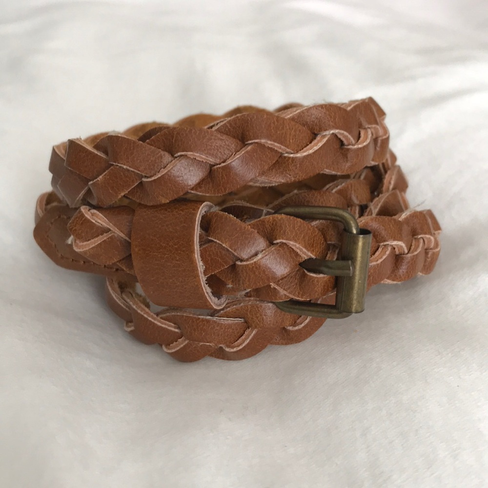 Brown Braided Belt